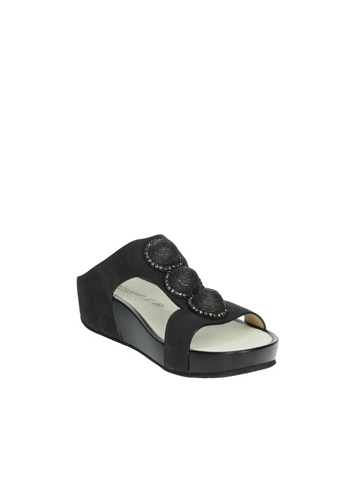 CIABATTE CON ZEPPA CI0881-C9 NERO