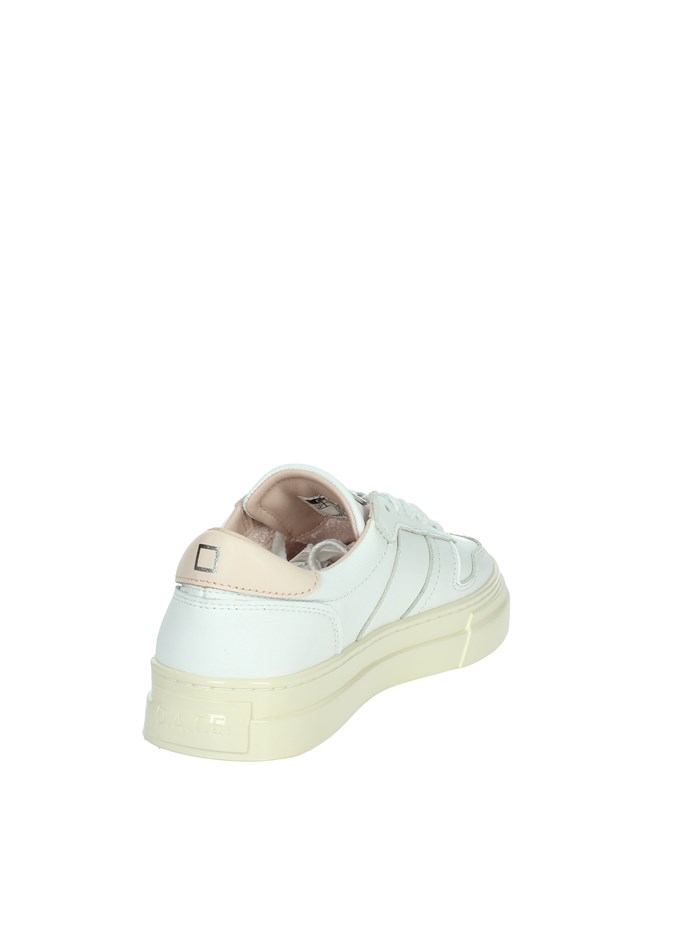 SNEAKERS BASSA W411-SD-CA-RO BIANCO/ROSA