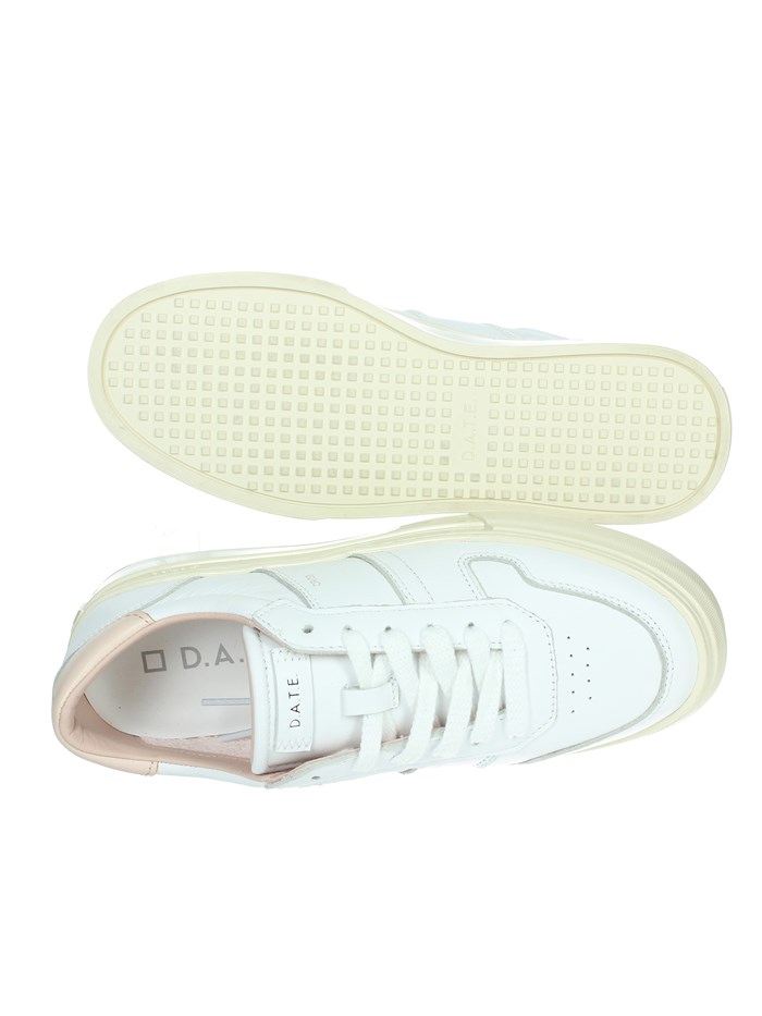 SNEAKERS BASSA W411-SD-CA-RO BIANCO/ROSA