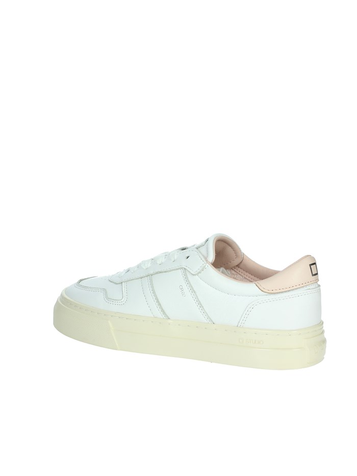 SNEAKERS BASSA W411-SD-CA-RO BIANCO/ROSA