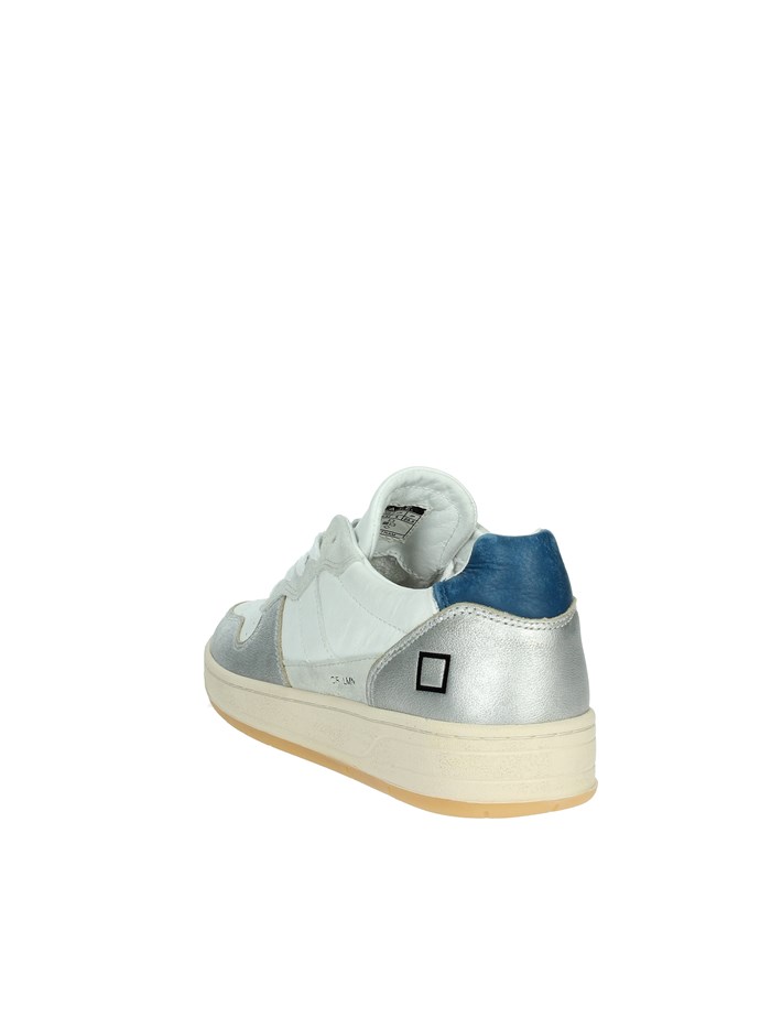 SNEAKERS BASSA W411-C2-LM-WS BIANCO/ARGENTO