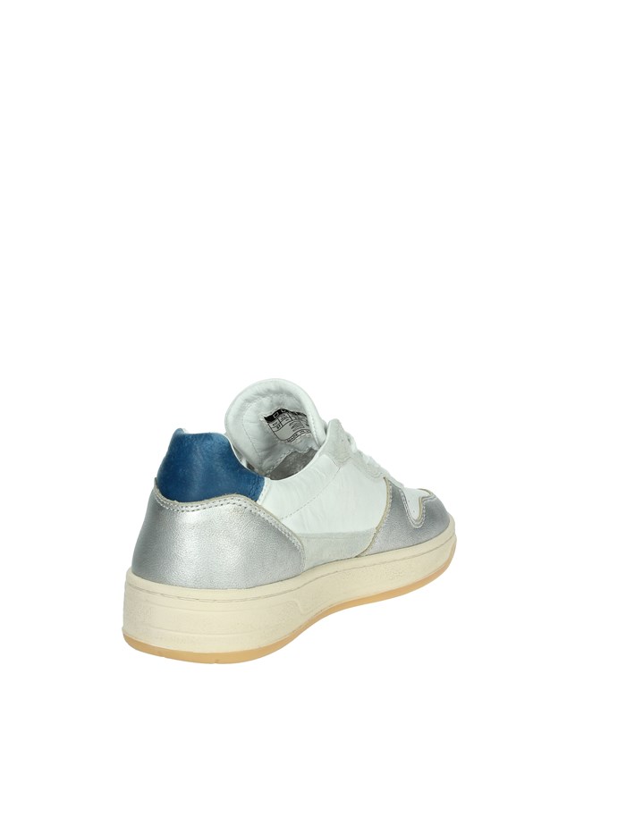 SNEAKERS BASSA W411-C2-LM-WS BIANCO/ARGENTO