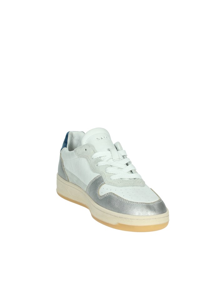 SNEAKERS BASSA W411-C2-LM-WS BIANCO/ARGENTO