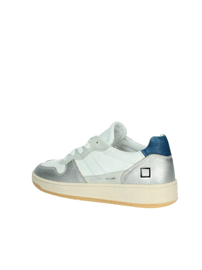 SNEAKERS BASSA W411-C2-LM-WS BIANCO/ARGENTO