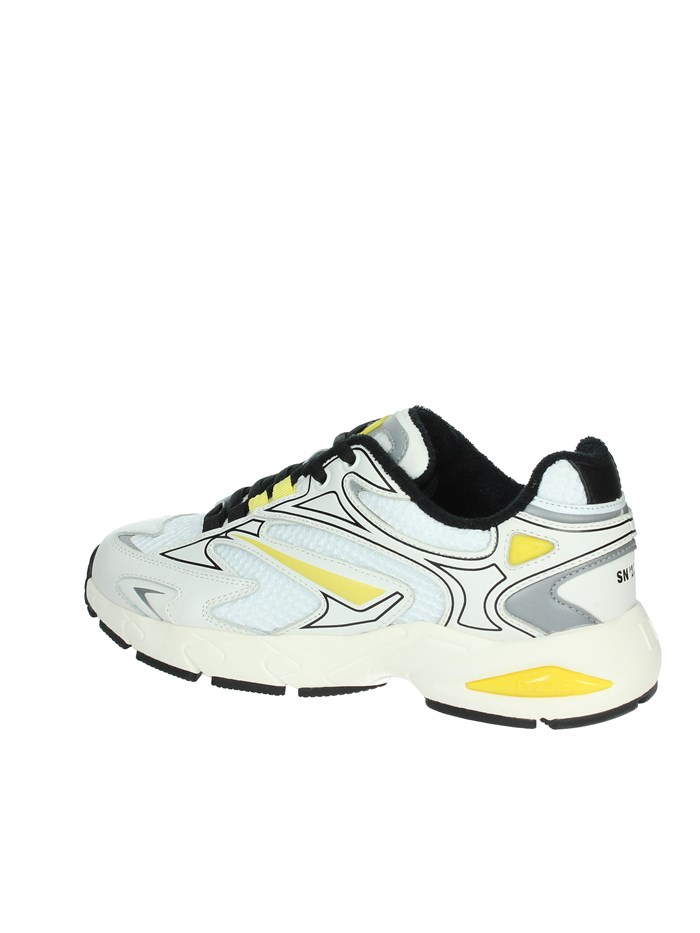 SNEAKERS BASSA W411-SN-NX-HY BIANCO/GIALLO