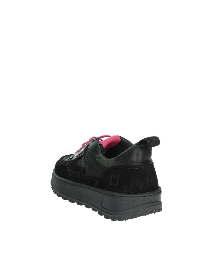 SNEAKERS BASSA W411-K2-MN-BK NERO