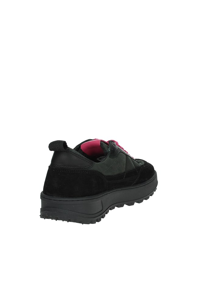 SNEAKERS BASSA W411-K2-MN-BK NERO