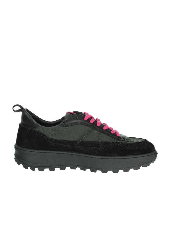 SNEAKERS BASSA W411-K2-MN-BK NERO