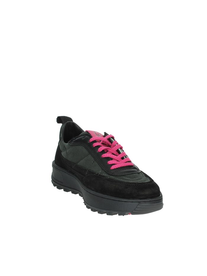 SNEAKERS BASSA W411-K2-MN-BK NERO