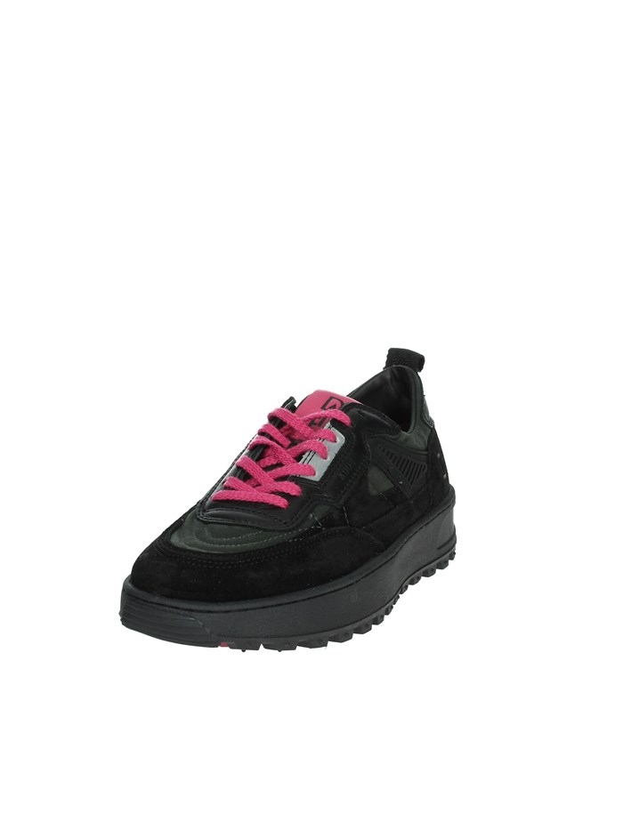 SNEAKERS BASSA W411-K2-MN-BK NERO