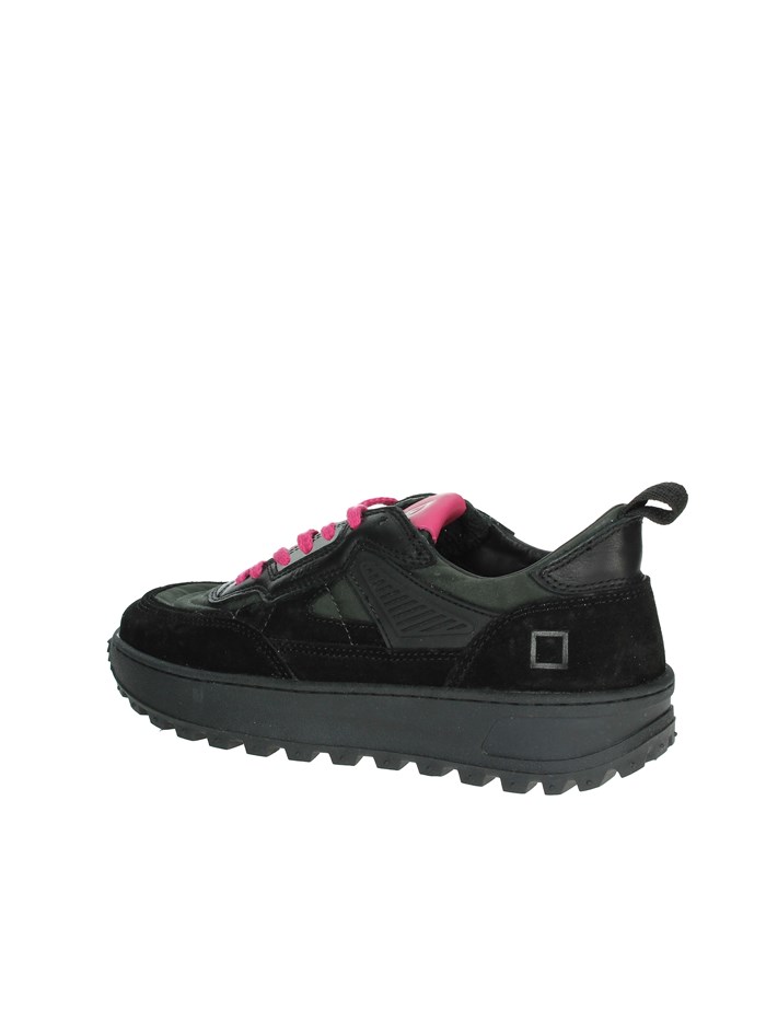 SNEAKERS BASSA W411-K2-MN-BK NERO