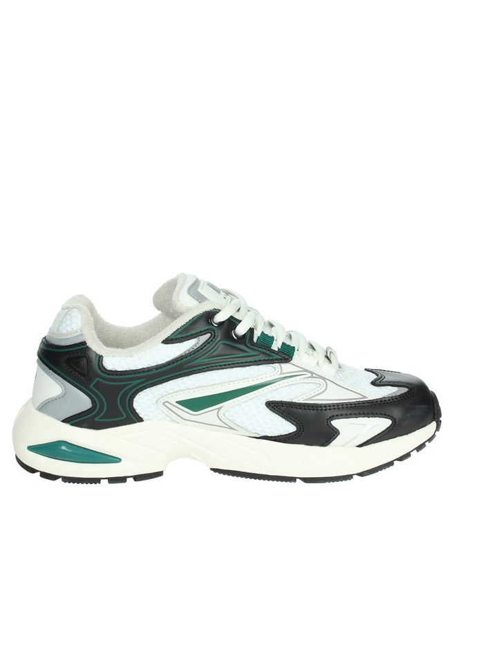 SNEAKERS BASSA W411-SN-NX-WG BIANCO/VERDONE