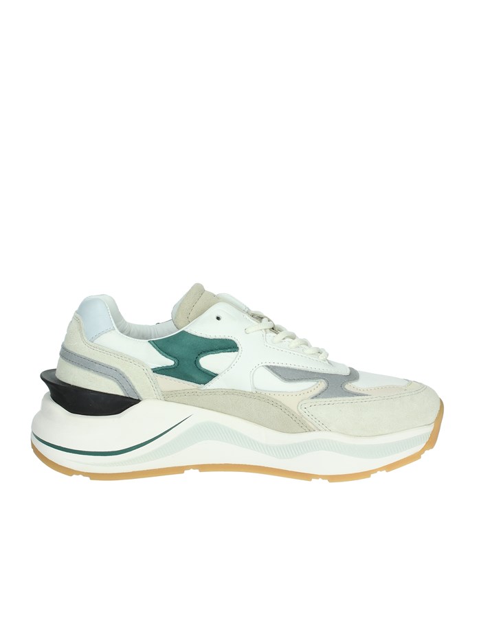 SNEAKERS BASSA W411-FG-CO-WG BIANCO/VERDE