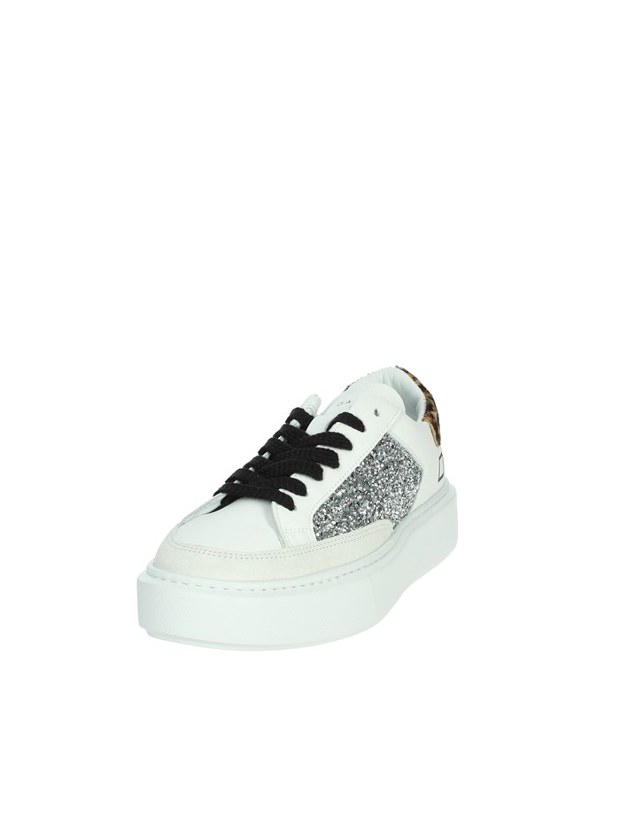 SNEAKERS BASSA W411-SF-PO-WD BIANCO/ARGENTO