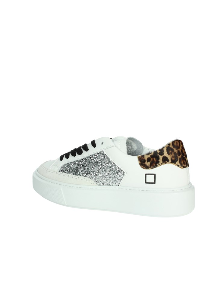 SNEAKERS BASSA W411-SF-PO-WD BIANCO/ARGENTO