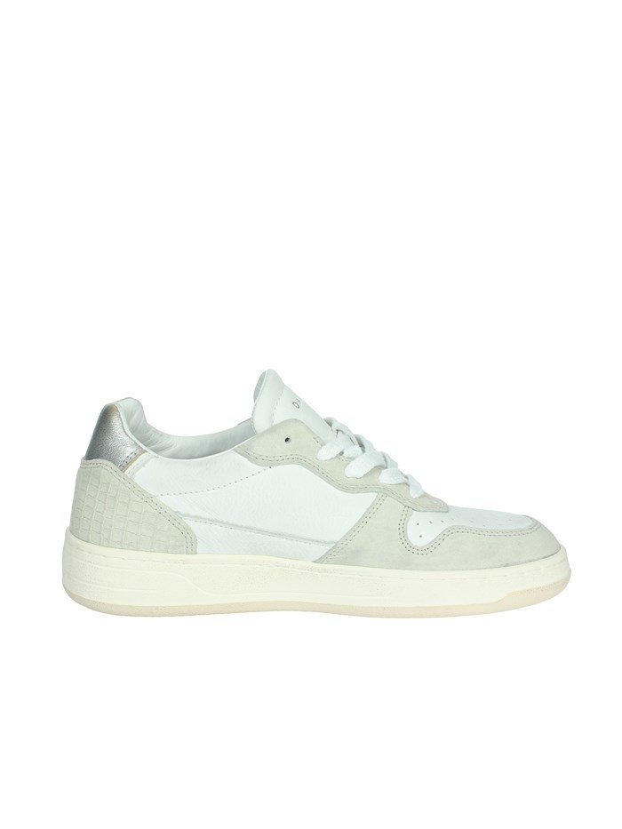 SNEAKERS BASSA W411-C2-VC-WS BIANCO/ARGENTO