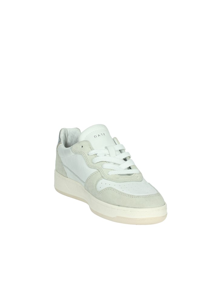 SNEAKERS BASSA W411-C2-VC-WS BIANCO/ARGENTO