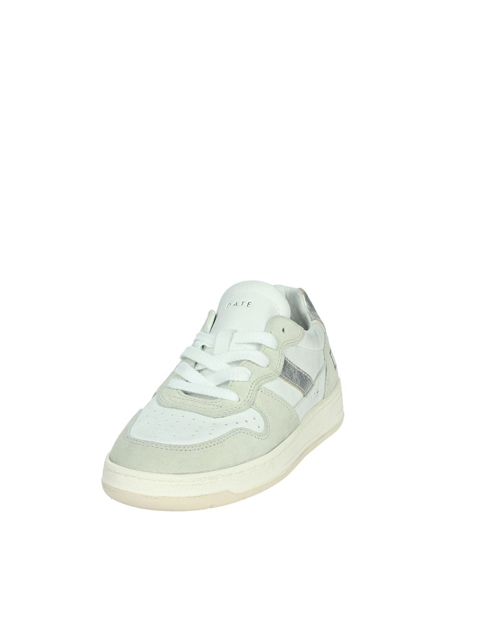 SNEAKERS BASSA W411-C2-VC-WS BIANCO/ARGENTO