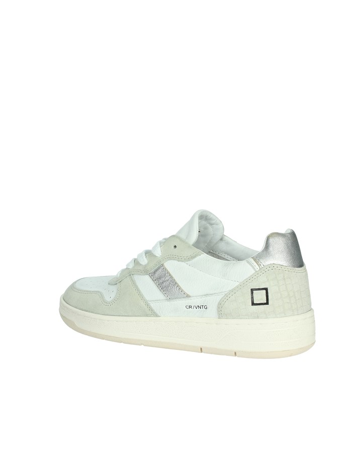 SNEAKERS BASSA W411-C2-VC-WS BIANCO/ARGENTO