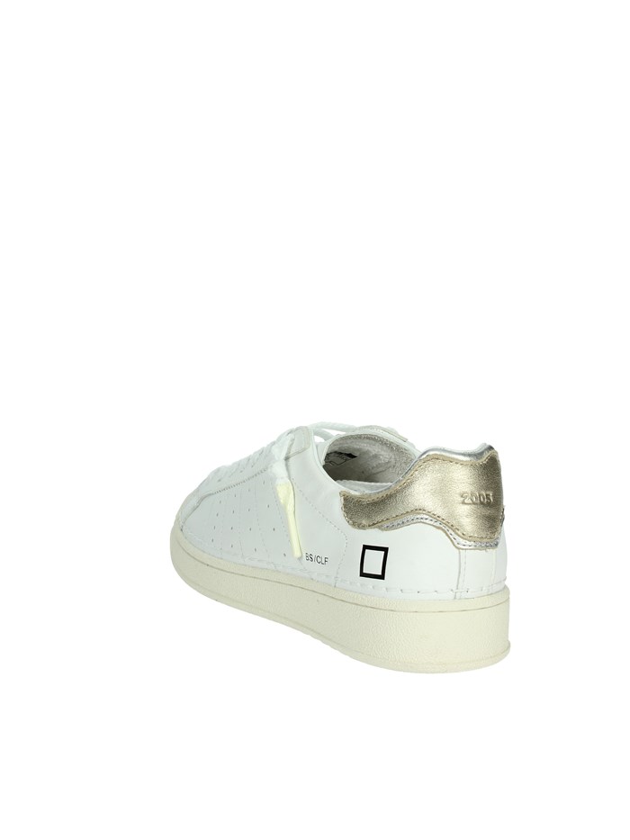 SNEAKERS BASSA W411-BA-CA-WM BIANCO/ORO