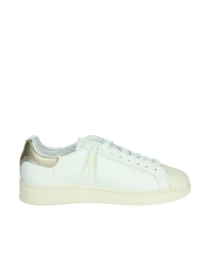 SNEAKERS BASSA W411-BA-CA-WM BIANCO/ORO