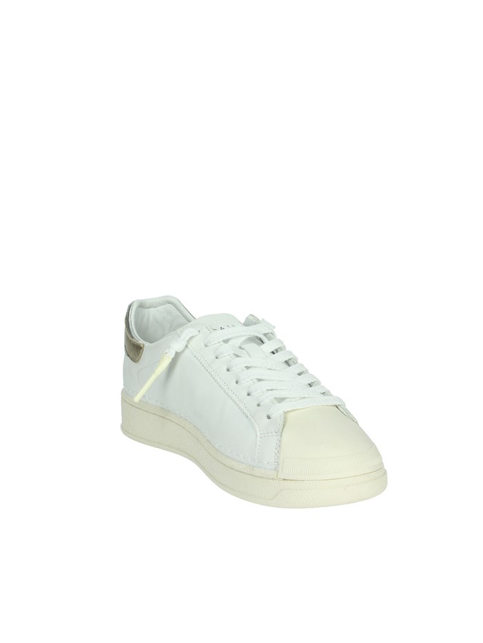 SNEAKERS BASSA W411-BA-CA-WM BIANCO/ORO