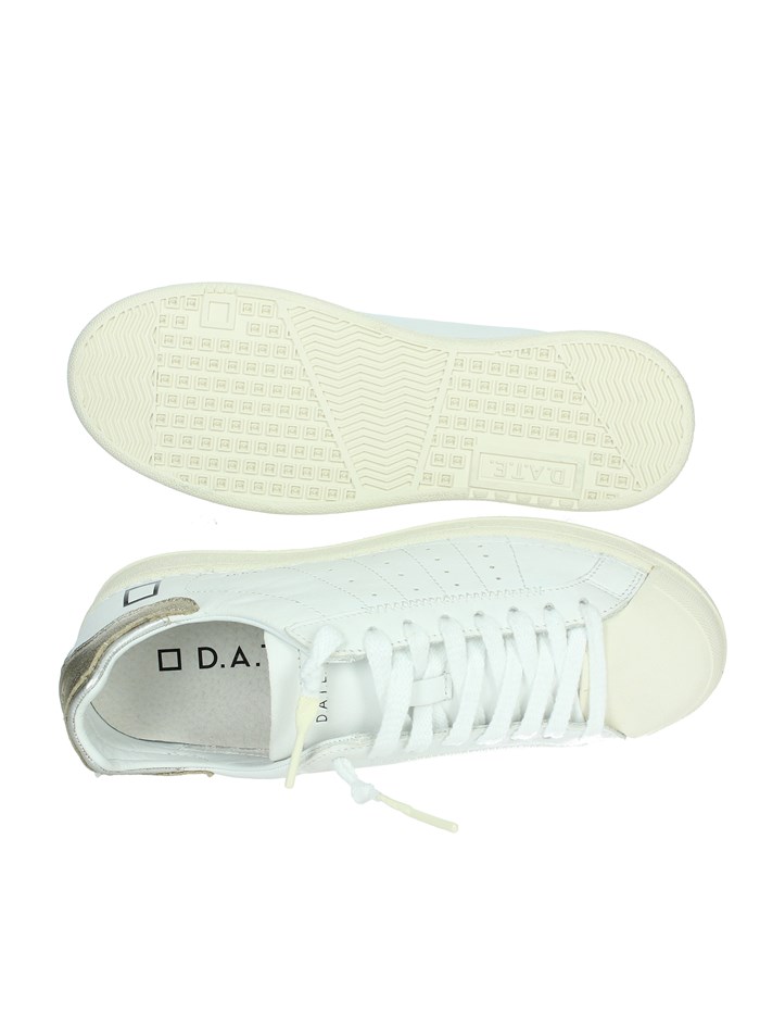 SNEAKERS BASSA W411-BA-CA-WM BIANCO/ORO