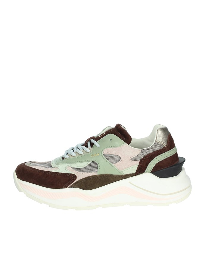 SNEAKERS BASSA W411-FG-DR-MD MARRONE