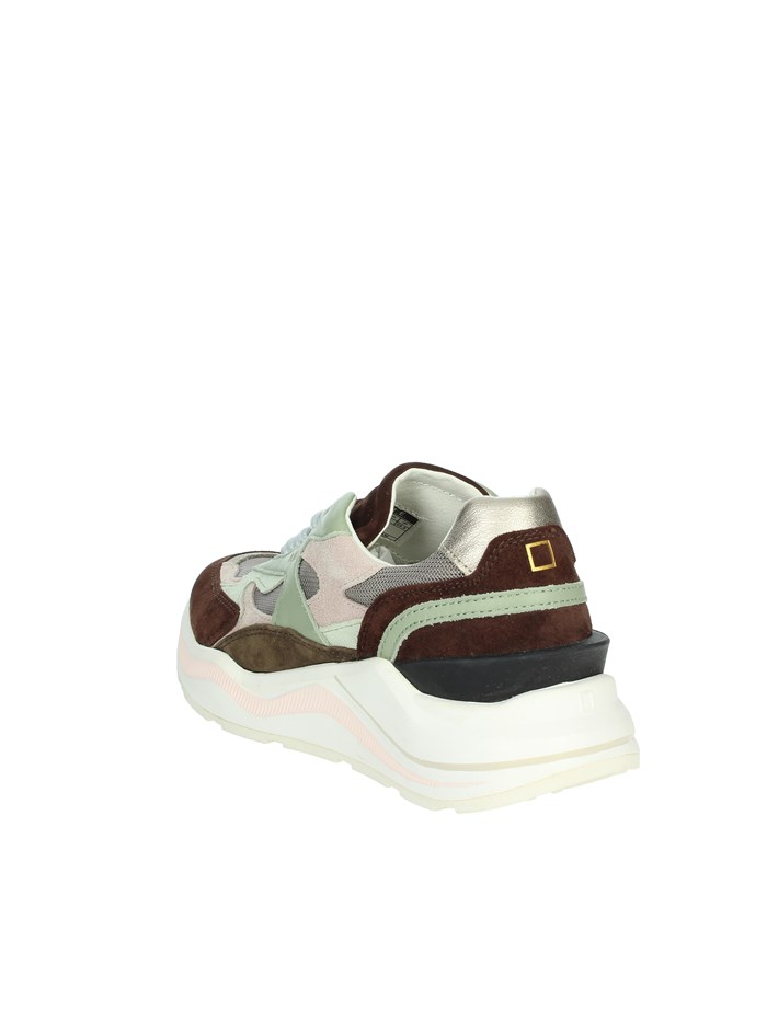 SNEAKERS BASSA W411-FG-DR-MD MARRONE