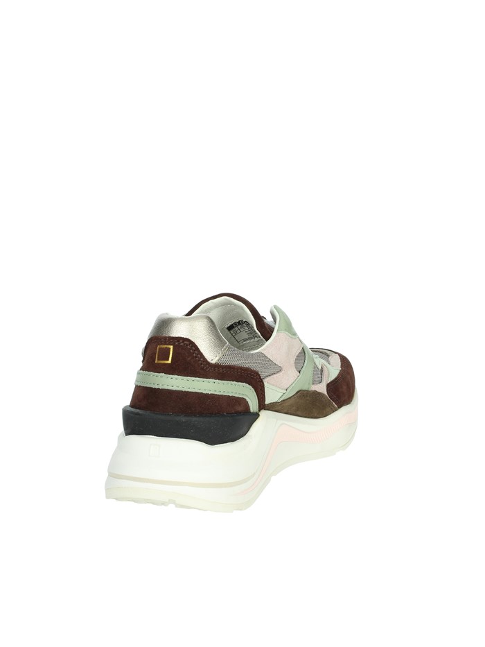 SNEAKERS BASSA W411-FG-DR-MD MARRONE