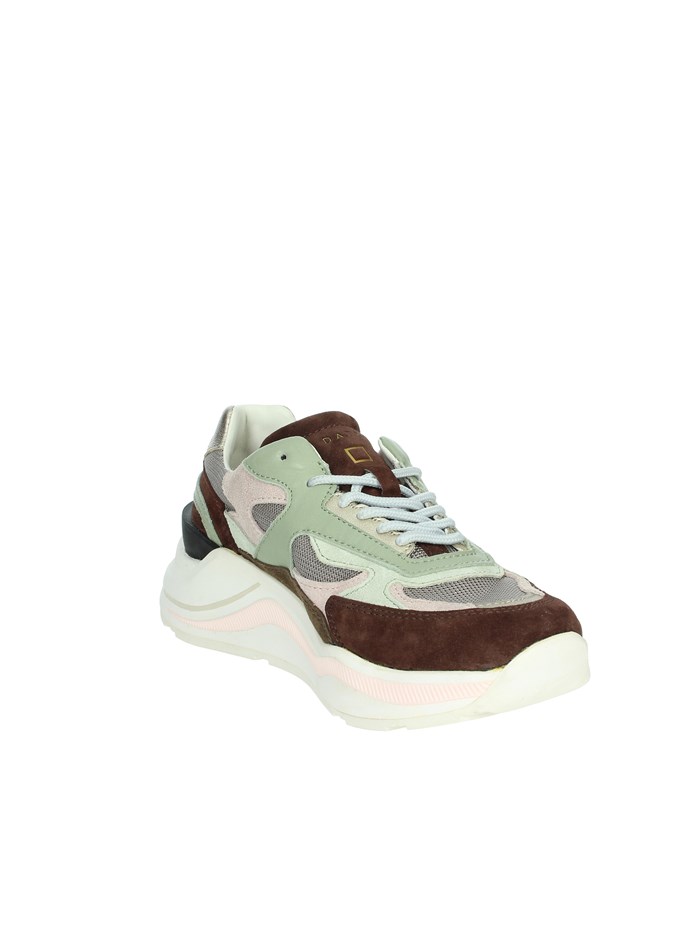 SNEAKERS BASSA W411-FG-DR-MD MARRONE