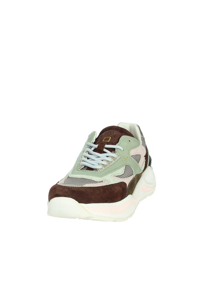 SNEAKERS BASSA W411-FG-DR-MD MARRONE