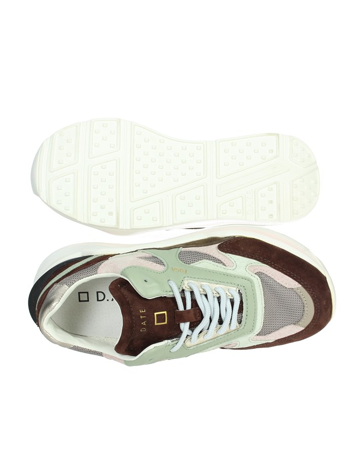 SNEAKERS BASSA W411-FG-DR-MD MARRONE