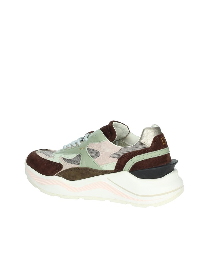 SNEAKERS BASSA W411-FG-DR-MD MARRONE