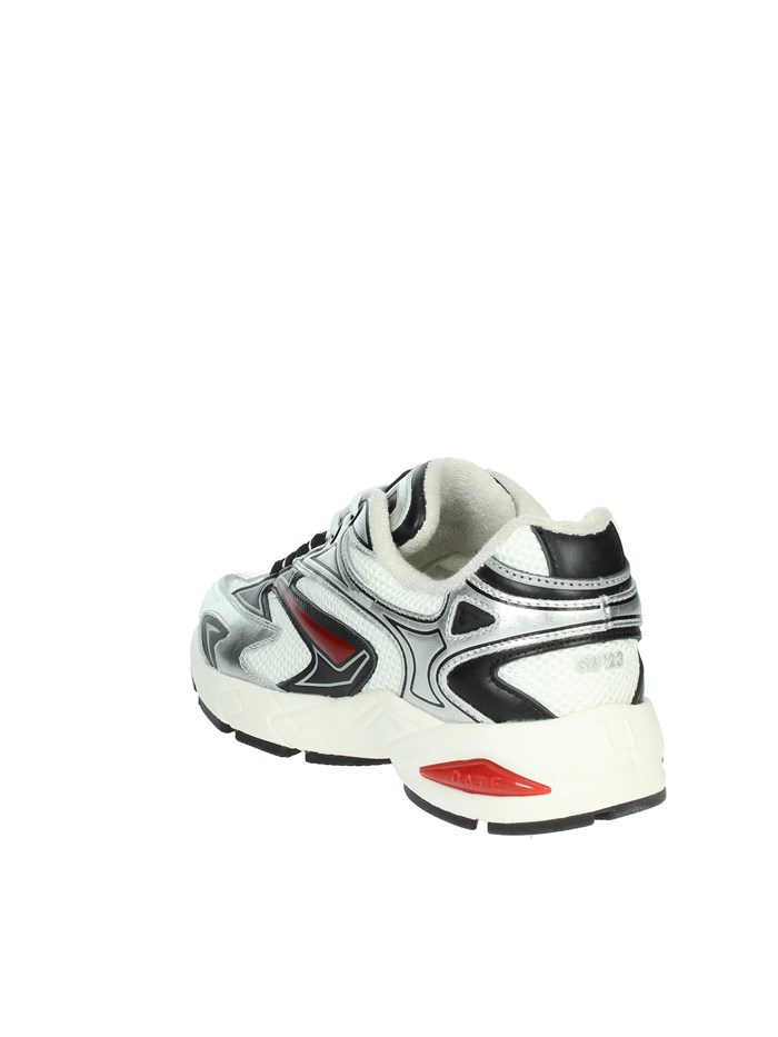SNEAKERS BASSA W411-SN-SL-WS BIANCO/ARGENTO