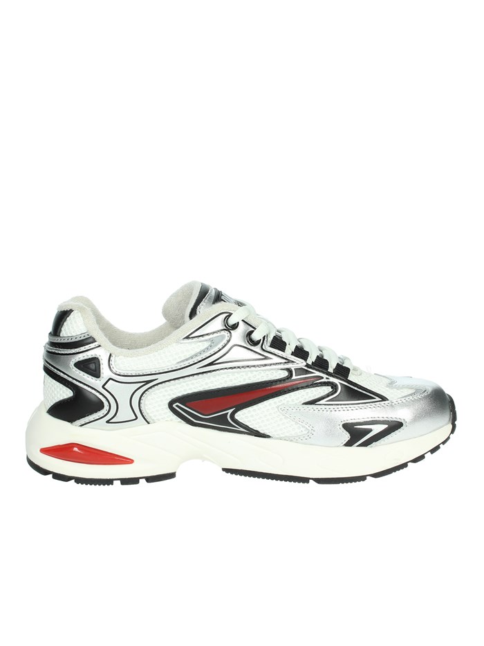 SNEAKERS BASSA W411-SN-SL-WS BIANCO/ARGENTO