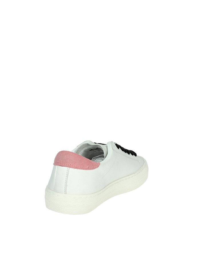 SNEAKERS BASSA W411-HL-VC-WP BIANCO/ROSA