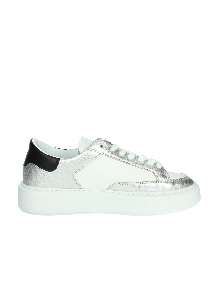 SNEAKERS BASSA W411-SF-PO-WS BIANCO/ARGENTO