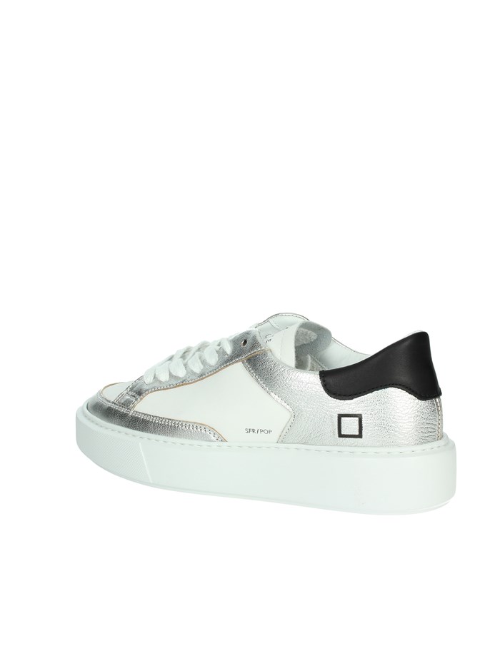 SNEAKERS BASSA W411-SF-PO-WS BIANCO/ARGENTO