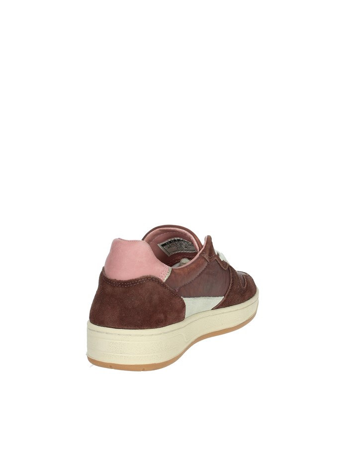 SNEAKERS BASSA W411-C2-CO-CH MARRONE