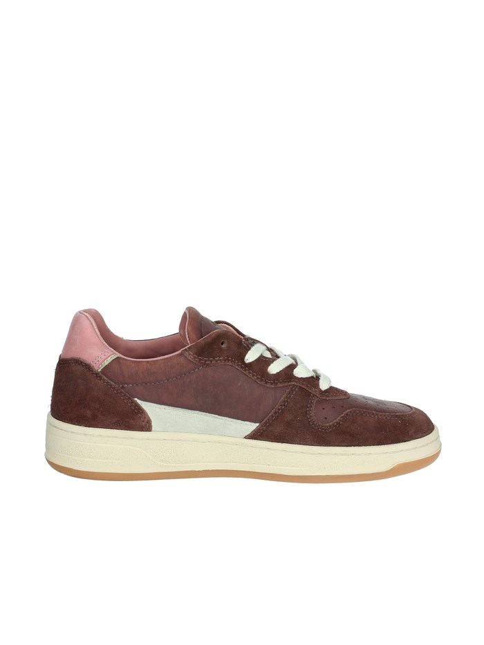 SNEAKERS BASSA W411-C2-CO-CH MARRONE