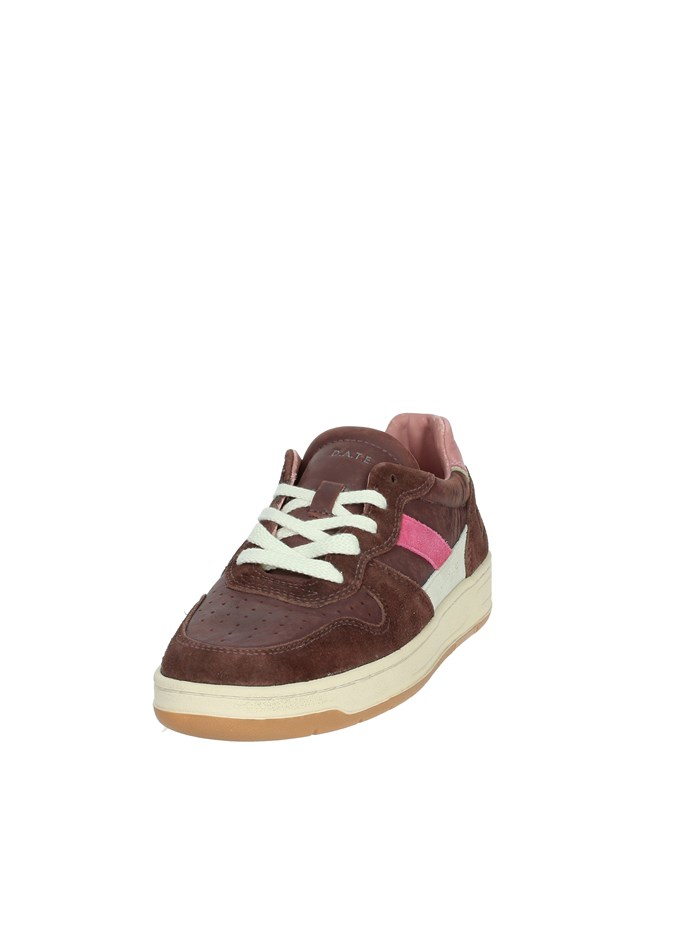 SNEAKERS BASSA W411-C2-CO-CH MARRONE
