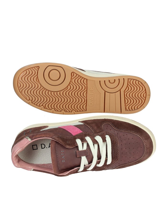 SNEAKERS BASSA W411-C2-CO-CH MARRONE