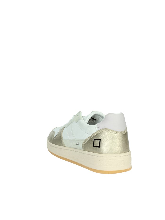 SNEAKERS BASSA W411-C2-LM-WM BIANCO/ORO