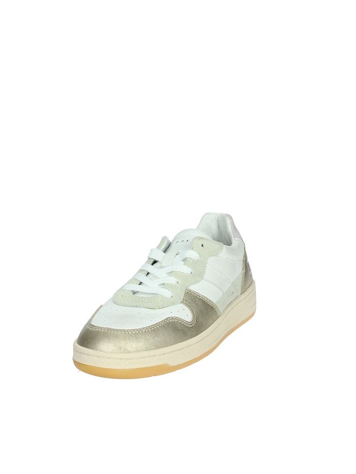 SNEAKERS BASSA W411-C2-LM-WM BIANCO/ORO