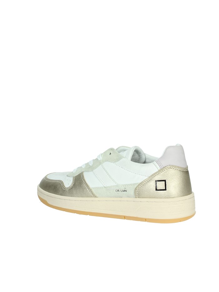 SNEAKERS BASSA W411-C2-LM-WM BIANCO/ORO