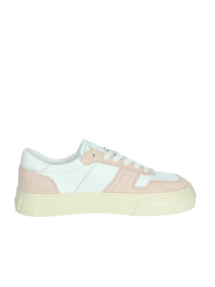SNEAKERS BASSA W411-SD-BC-RO BIANCO/ROSA