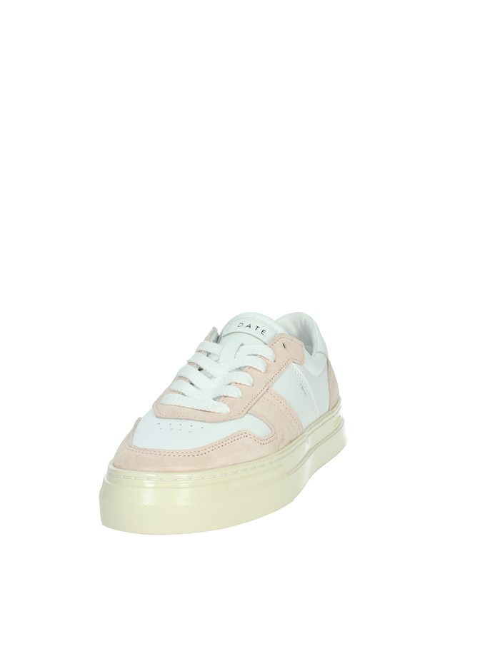SNEAKERS BASSA W411-SD-BC-RO BIANCO/ROSA