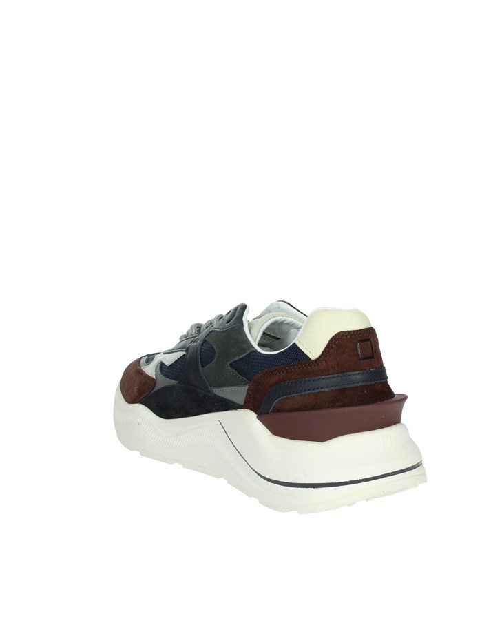 SNEAKERS BASSA M411-FG-CL-BL MARRONE/BLU