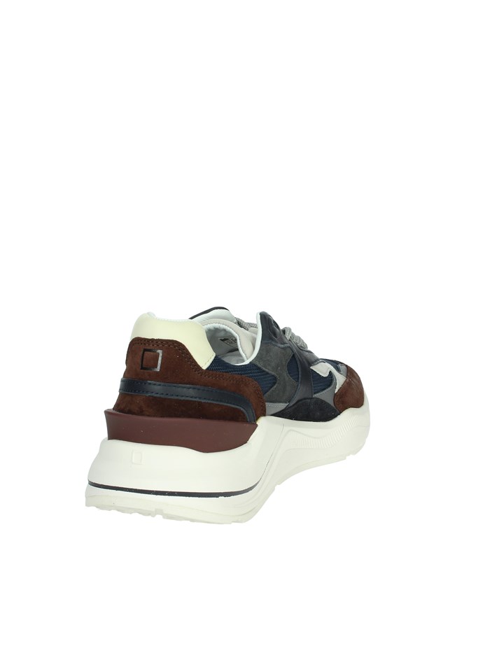 SNEAKERS BASSA M411-FG-CL-BL MARRONE/BLU